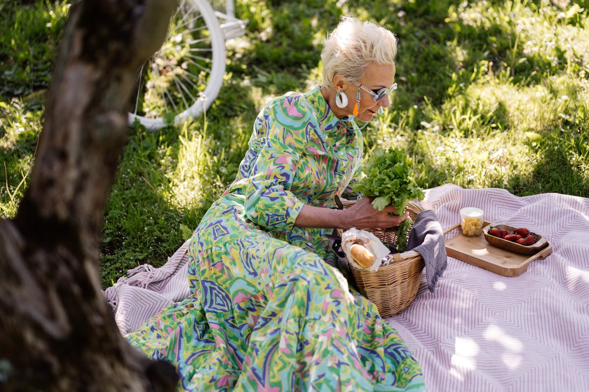 An elegant outdoor place setting